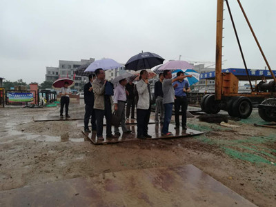 陜煤研究院副院長王蘇健一行蒞臨天工公司土建十五部檢查指導工作