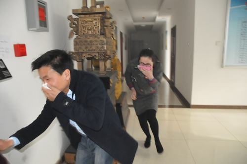 洗選煤運營公司舉辦消防逃生應急演練