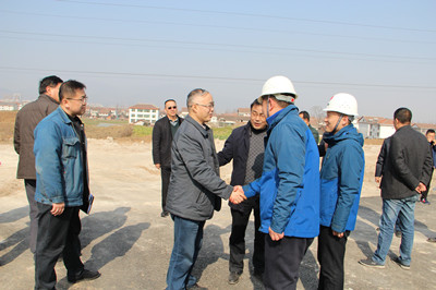 陜鋼集團總經(jīng)理楊世禮視察漢中分公司承建的陜鋼集團廢鋼鐵回收加工配送示范基地項目