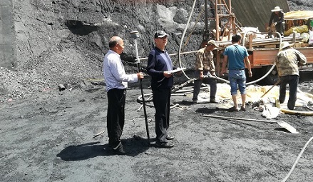 陜煤建設(shè)設(shè)計(jì)研究院圓滿完成檸條塔礦 北翼風(fēng)井管線地形測(cè)量工作