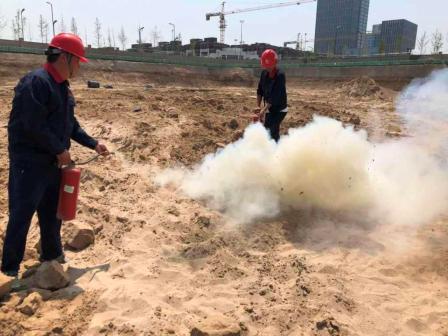 陜煤建設(shè)地基分公司積極開(kāi)展消防演練筑牢安全“防火墻”