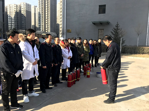 陜煤建設公司消防演練火熱進行