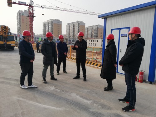 劉合理蒞臨靖邊金地華府檢查指導(dǎo)工作