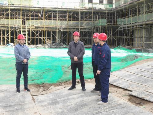 劉合理深入藍(lán)山水岸住宅項(xiàng)目現(xiàn)場指導(dǎo)工作