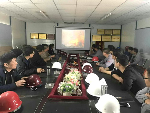 陜煤建設(shè)銅川公司筑牢施工現(xiàn)場(chǎng)消防安全屏障