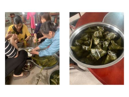 陜煤建設(shè)天工公司：盛夏聞艾香  包粽過(guò)端午