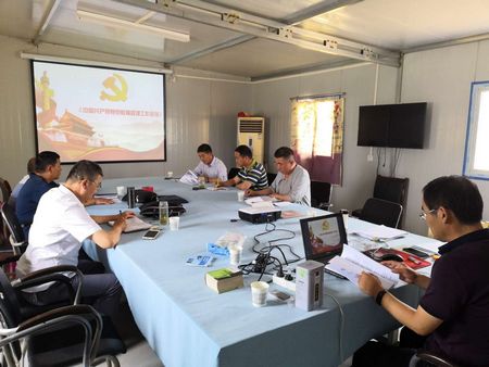 陜煤建設(shè)天工公司黨建之聲走進(jìn)施工前沿