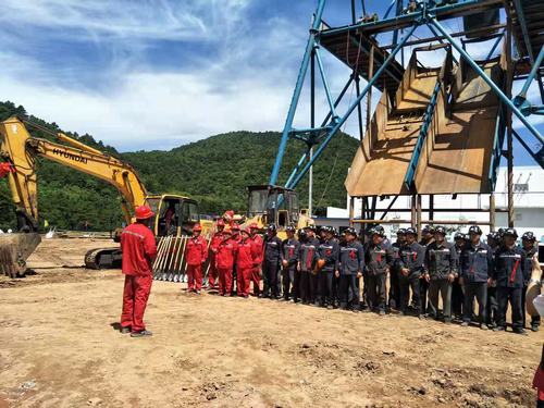 陜煤建設(shè)礦建二公司建莊項目舉行試開挖儀式