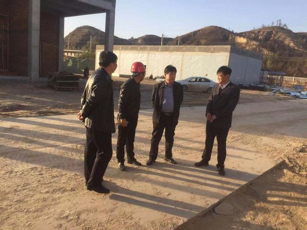 榆林市子洲縣常務副縣長賀安剛一行深入子洲天芪項目進行調研