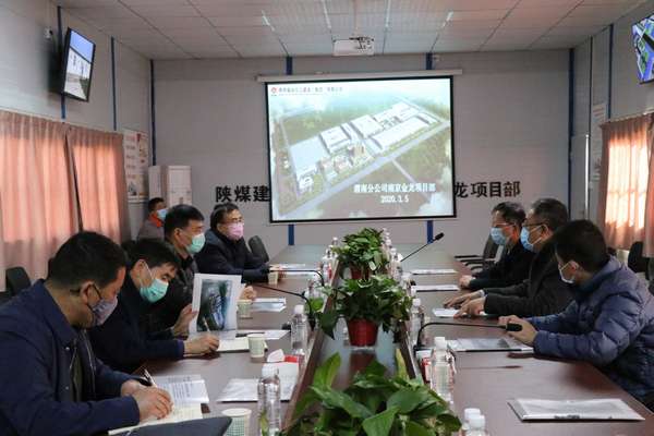 公司領導侯本英、楊讓順一行深入渭南分公司南京金龍項目檢查復工及防疫工作