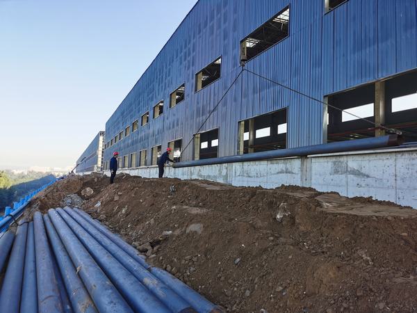 陜煤建設(shè)韓城分公司安裝六項(xiàng)目部全力施工確保工程如期履約