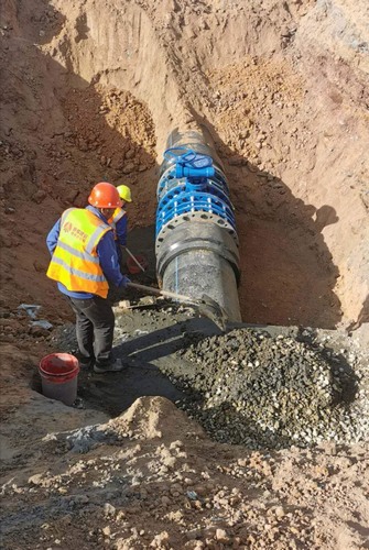 陜煤建設(shè)路橋分公司小保當(dāng)一、二號(hào)礦井復(fù)用水輸水管道（一期）工程順利完工