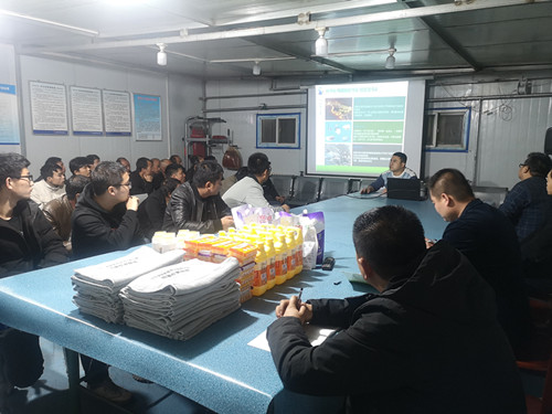 陜煤建設機電安裝公司百日安全文化活動進一線