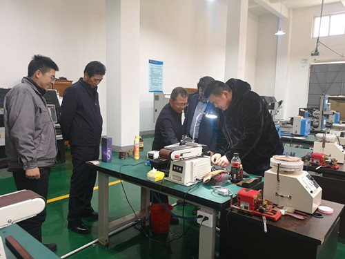 陜煤建設(shè)機(jī)電安裝公司赴技校調(diào)研人才培養(yǎng)