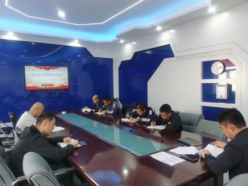 陜煤建設(shè)洗選煤運營公司紅柳林洗煤廠項目部：開展“學(xué)黨史 抗疫情 講廉潔”主題黨日