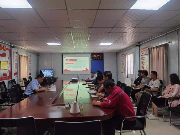 陜煤建設(shè)礦建二公司車村項目部黨支部：從黨史學(xué)習(xí)教育中汲取奮進(jìn)力量