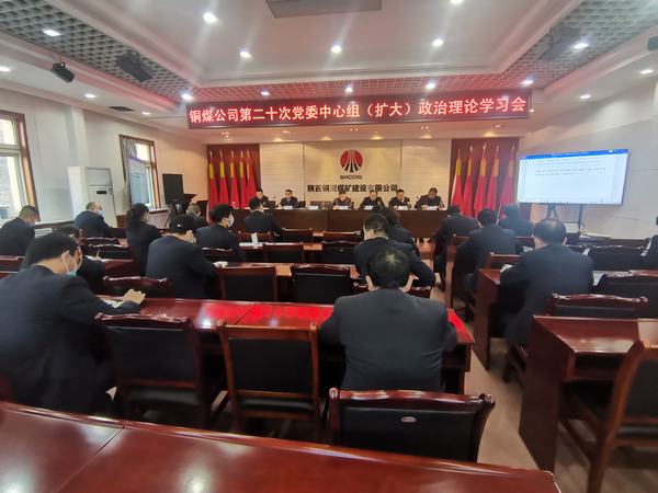 陜煤建設(shè)各單位組積極學(xué)習(xí)傳達貫徹黨的十九屆六中全會精神