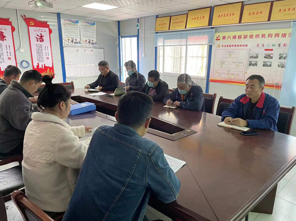 陜煤建設(shè)渭南分公司第八項目部加強(qiáng)疫情防控 確保安全生產(chǎn)