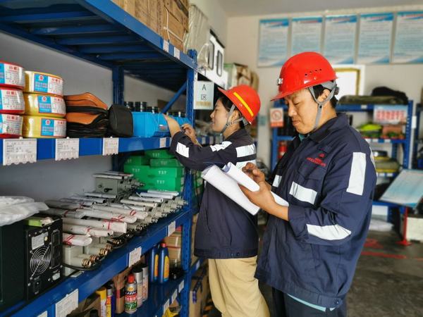 陜煤建設洗選煤運營公司澄合山陽運營項目部：物資儲備把緊關，安全生產(chǎn)有保障