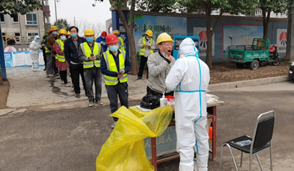 陜煤建設咸陽分公司第五項目部有序開展抗疫工作