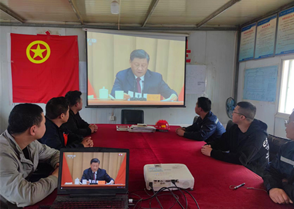 陜煤建設(shè)礦建三公司組織收看慶祝中國共青年團成立100周年大會
