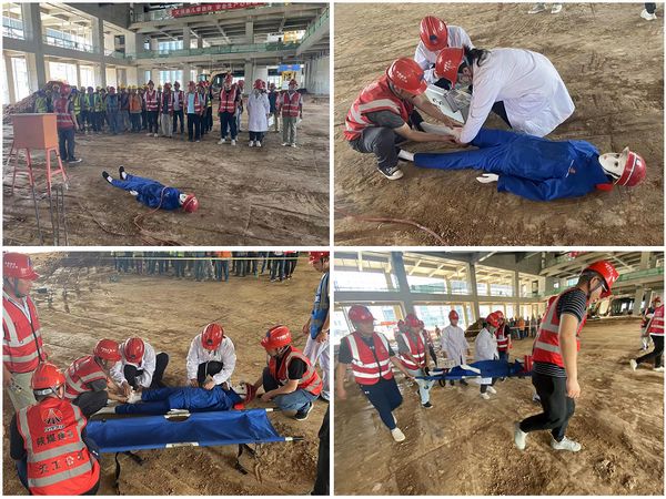 陜煤建設(shè)天工公司土建十五部開展物體打擊及觸電事故應(yīng)急演練夯實安全根基