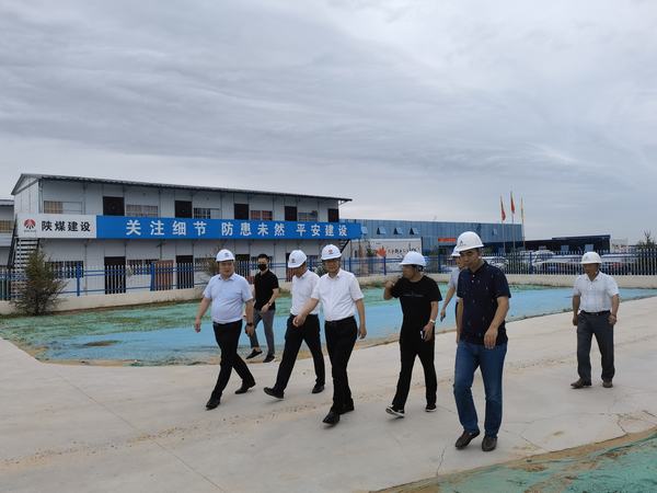 榆林市委副書記、市委黨校校長李雄斌一行蒞臨榆林市委黨校新校區(qū)建設項目檢查指導工作