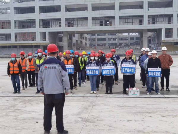 陜煤建設咸陽分公司各項目部抓消防安全，保高質量發(fā)展