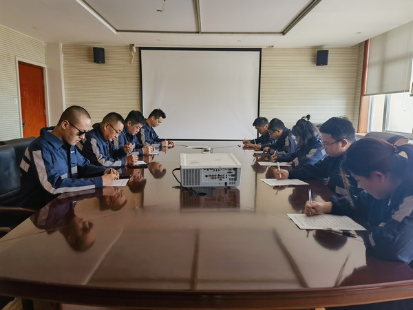 陜煤建設(shè)洗選煤運(yùn)營(yíng)公司神渭蒲城運(yùn)營(yíng)項(xiàng)目部黨支部開展主題教育知識(shí)答題活動(dòng)