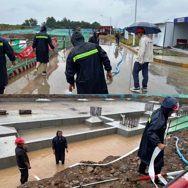 陜煤建設天工公司聞“汛”而動，筑牢工程建設“安全堤壩”