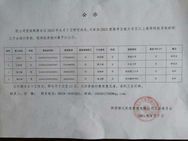 您有一筆助學(xué)金，請(qǐng)查收！