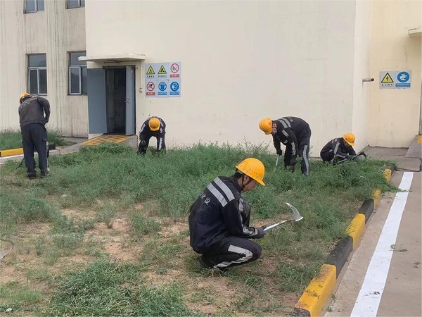 陜煤建設(shè)洗選煤運(yùn)營公司神渭首端運(yùn)營項目部： 美化環(huán)境 煥然一新 打造衛(wèi)生標(biāo)準(zhǔn)化