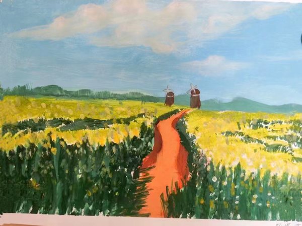 陜煤建設路橋分公司：與春天約“繪”