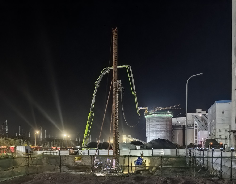 陜煤建設(shè)天工公司土建第十項(xiàng)目部：168小時(shí)，“旋”出加速度