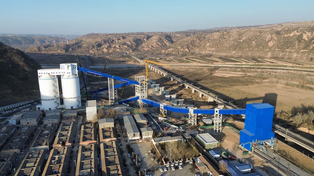 陜煤建設(shè)天工公司土建第九項(xiàng)目部：提前3天，9榀棧橋順利吊裝