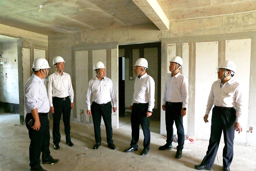 趙敬凱到陜煤建設(shè)天工公司調(diào)研指導(dǎo)工作