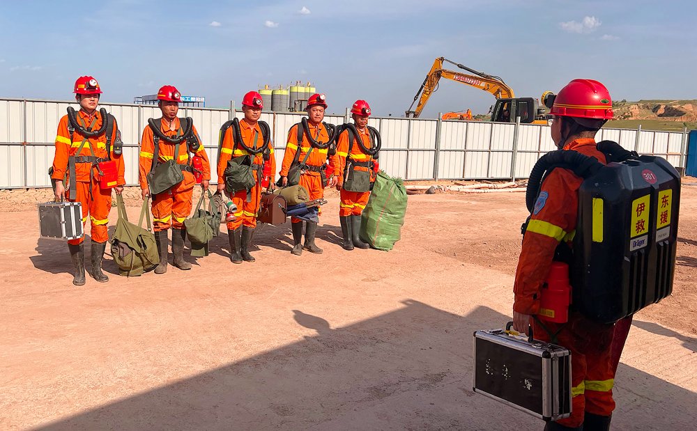 陜煤建設(shè)天工公司礦建六部：聯(lián)合演練筑防線，實戰(zhàn)檢驗提能力