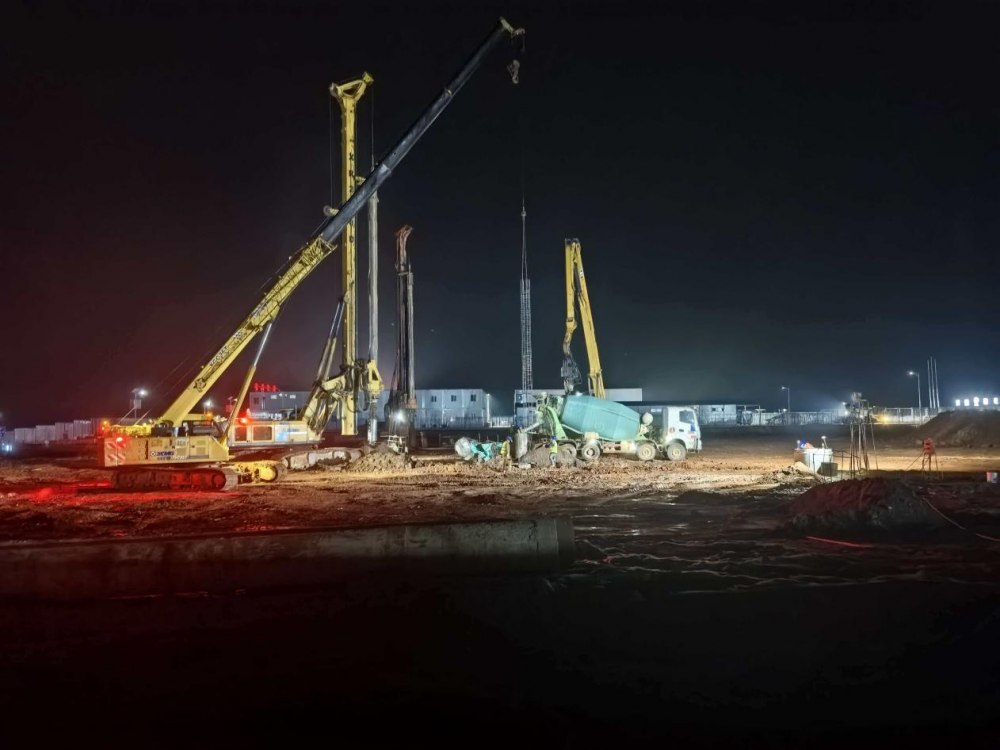 陜煤建設西北分公司汨羅樁基項目部：晝夜奮戰(zhàn)搶工期，全力以赴抓節(jié)點