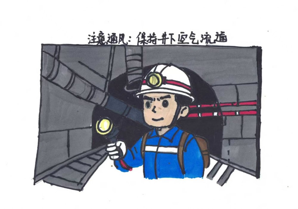 井下安全“四字訣”：通風(fēng)、滅火、逃生、提能